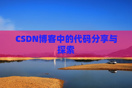 CSDN博客中的代码分享与探索